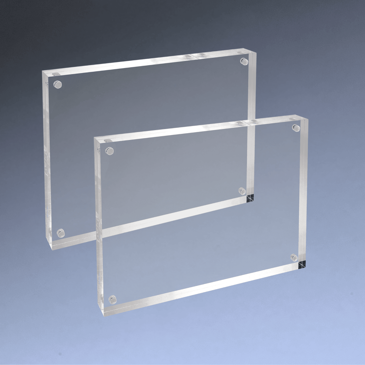 Magnetic Acrylic Picture Frame with Personalized Engraving - 4 x 6"