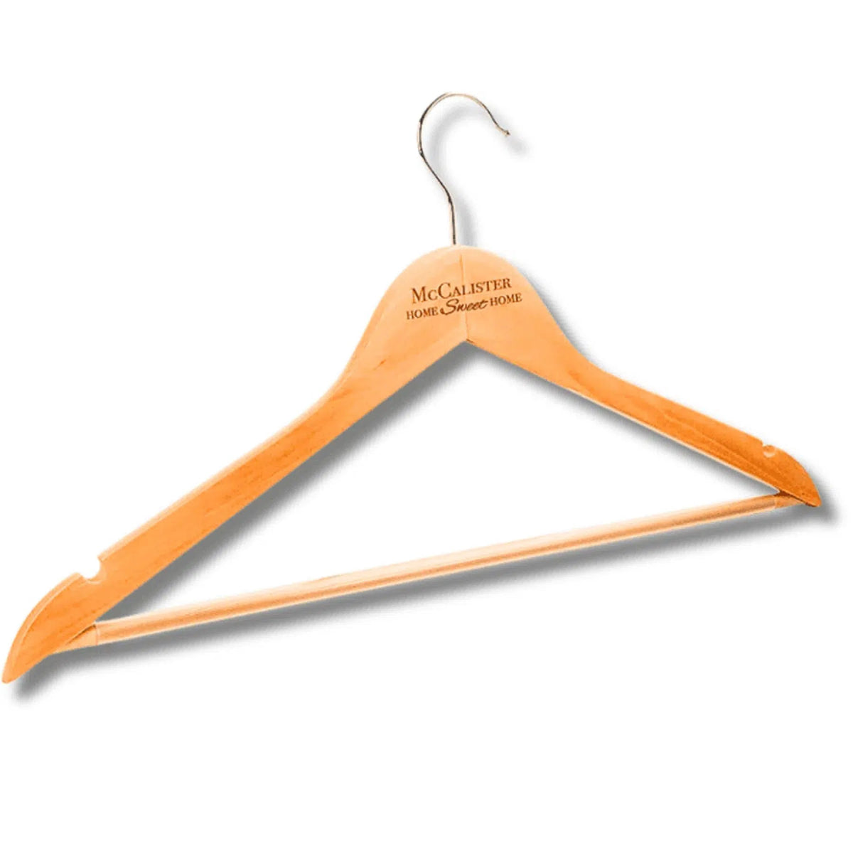 Maple Clothes Hanger - LightForce Laser Engraving, LLC