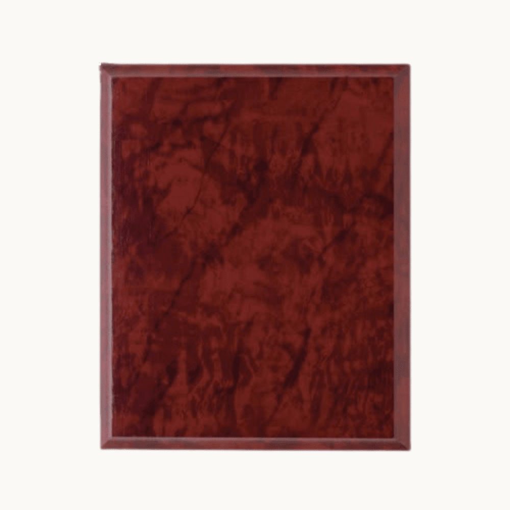 Marble Finish Plaque Boards | Add Plate or Frame for a Custom Award - Ruby Marble