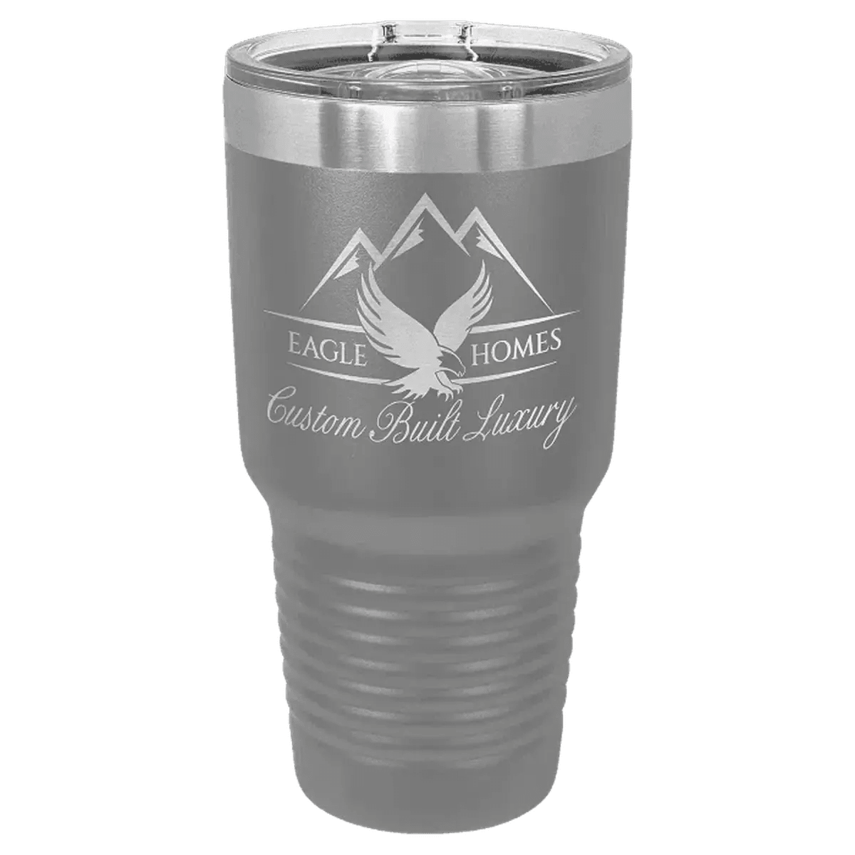Personalized 20 oz. Ringneck Tumblers - Polar Camel Colors and Sport Themes - Gray (Slider Lid)
