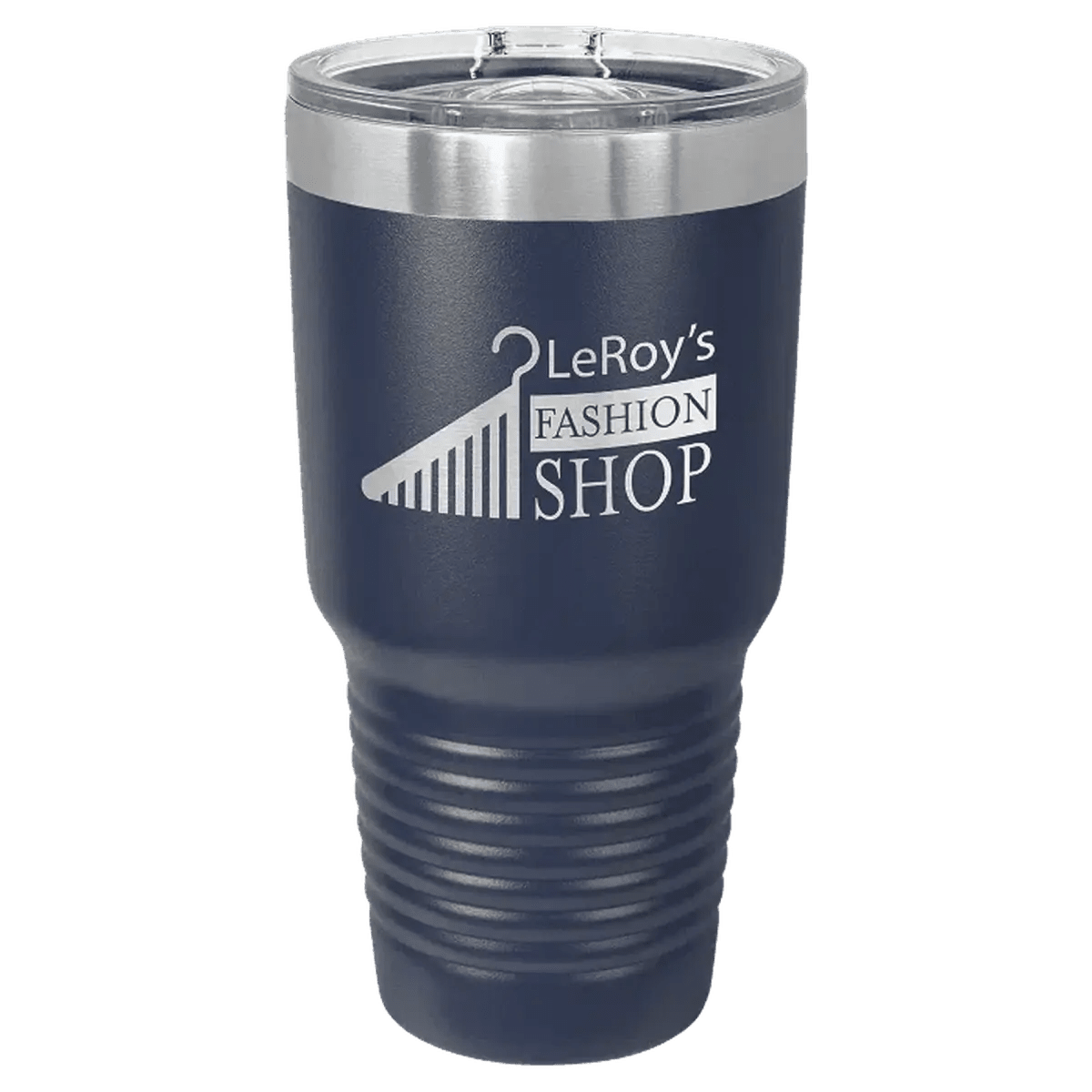 Personalized 20 oz. Ringneck Tumblers - Polar Camel Colors and Sport Themes - Navy Blue (Slider Lid)