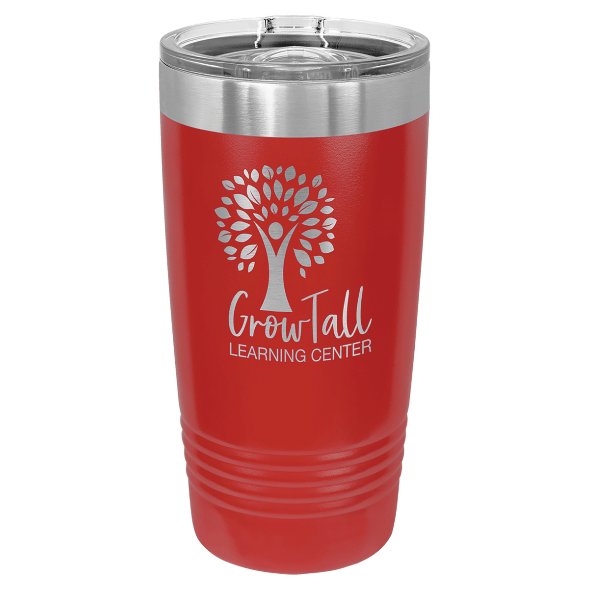 Personalized 20 oz. Ringneck Tumblers - Polar Camel Colors and Sport Themes - Red (Slider Lid)