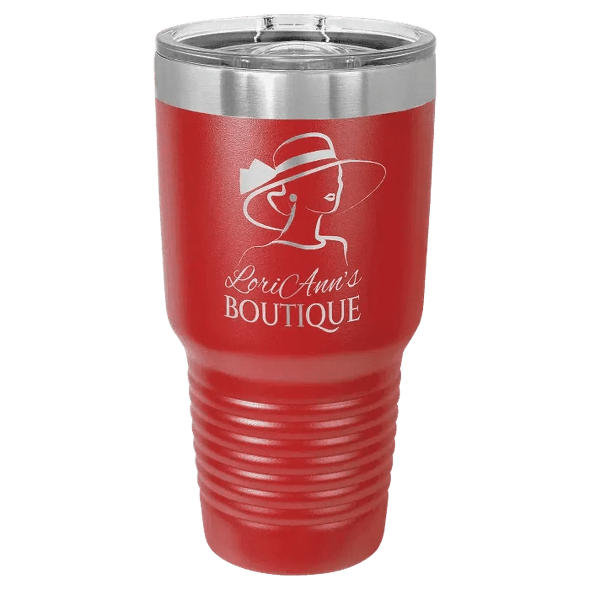Personalized 20 oz. Ringneck Tumblers - Polar Camel Colors and Sport Themes - Red (Slider Lid)