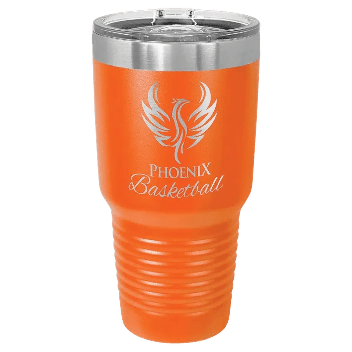 Personalized 20 oz. Ringneck Tumblers - Polar Camel Colors and Sport Themes - Orange (Slider Lid)