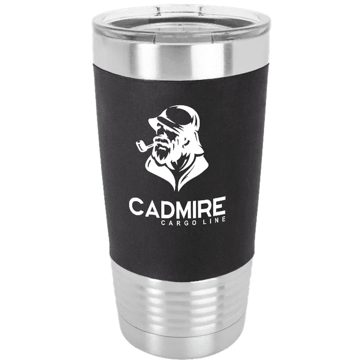 Personalized 20 oz. Ringneck Tumblers - Polar Camel with Silicone Grip - Black