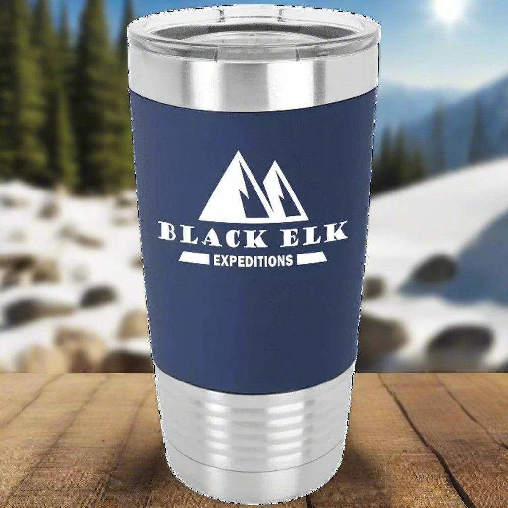 Personalized 20 oz. Ringneck Tumblers - Polar Camel with Silicone Grip - Navy Blue