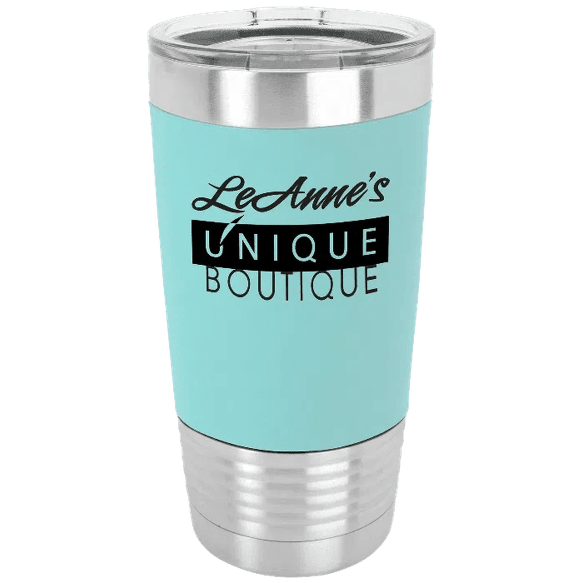 Personalized 20 oz. Ringneck Tumblers - Polar Camel with Silicone Grip - Teal