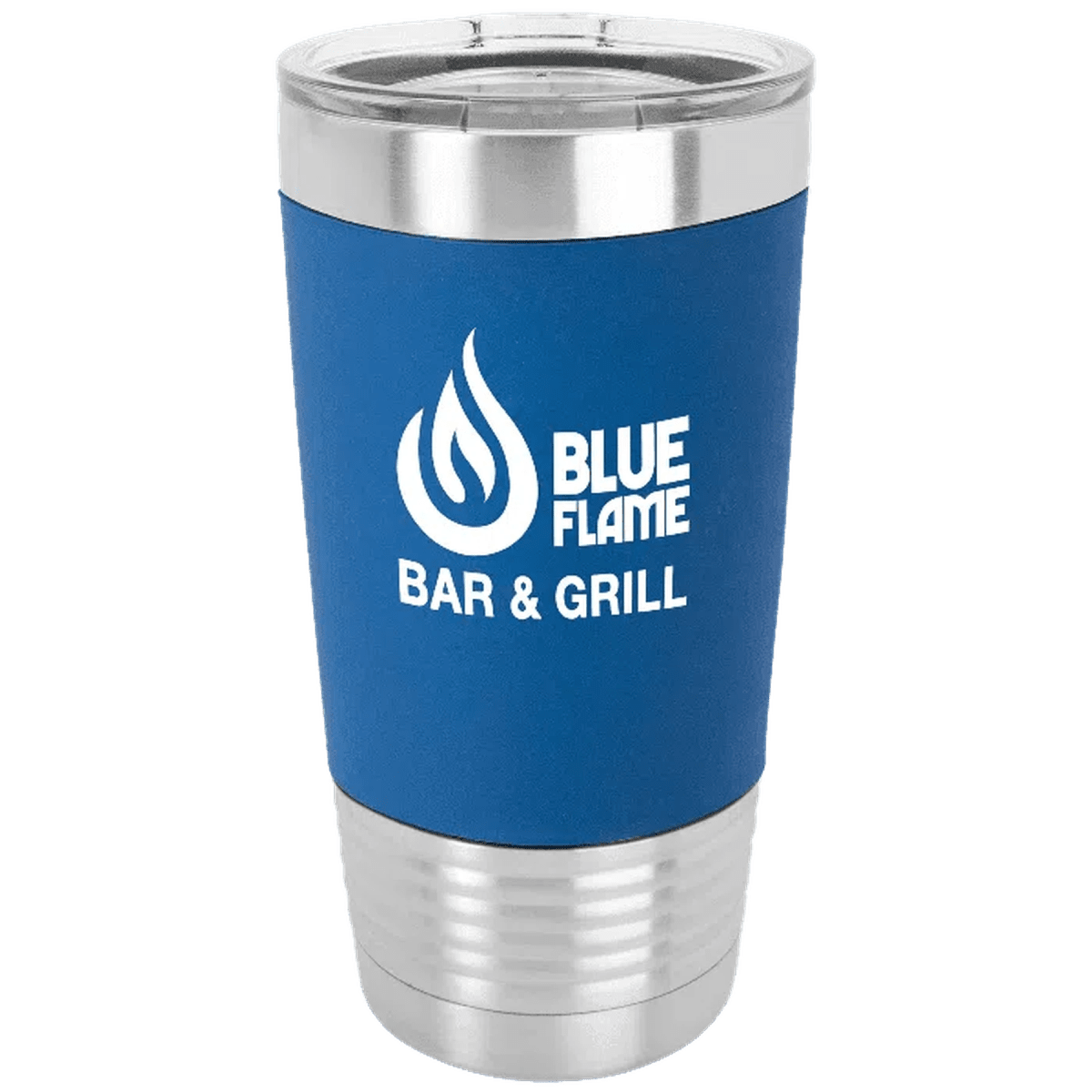 Personalized 20 oz. Ringneck Tumblers - Polar Camel with Silicone Grip - Royal Blue