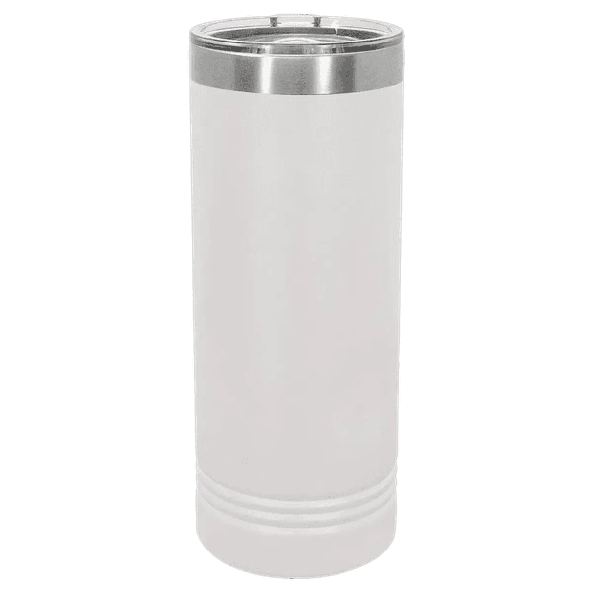 Personalized 22 oz. Skinny Tumblers – 2X Polar Camel Drinkware - White/Prism