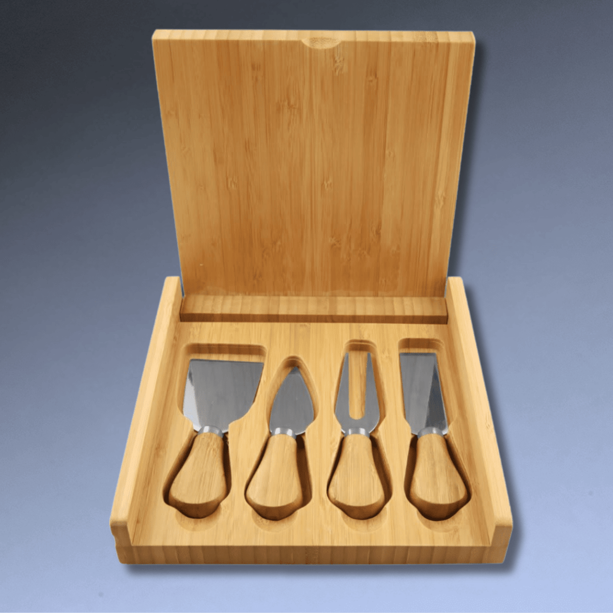 Personalized 4 - Piece Cheese Tool Serving Set - 