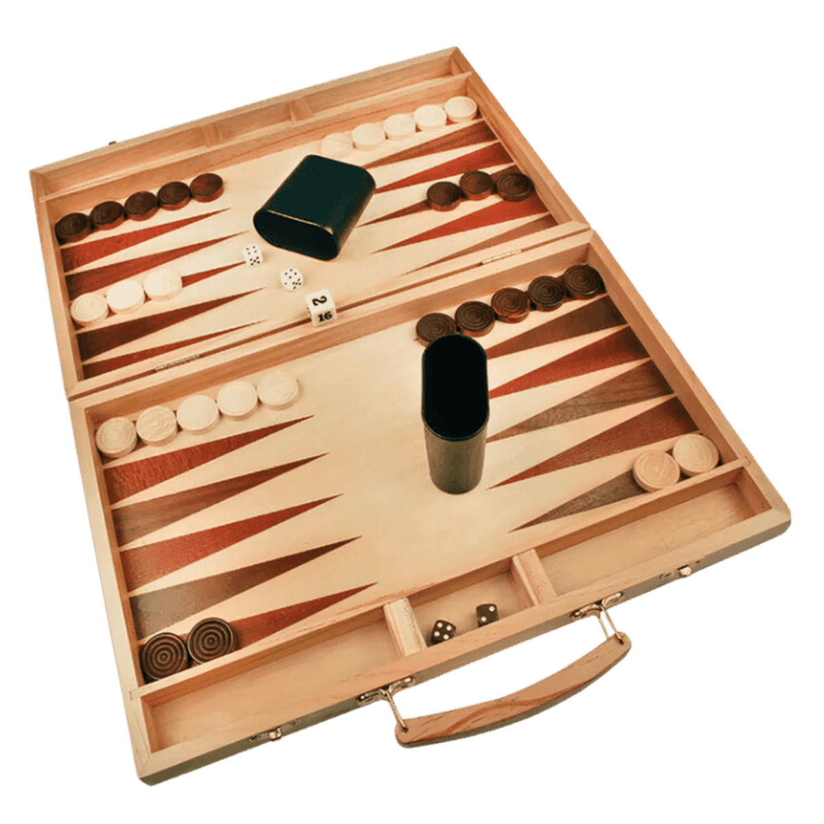 Personalized Backgammon Game Set with Custom Engraving - 15" x 9 1/2"
