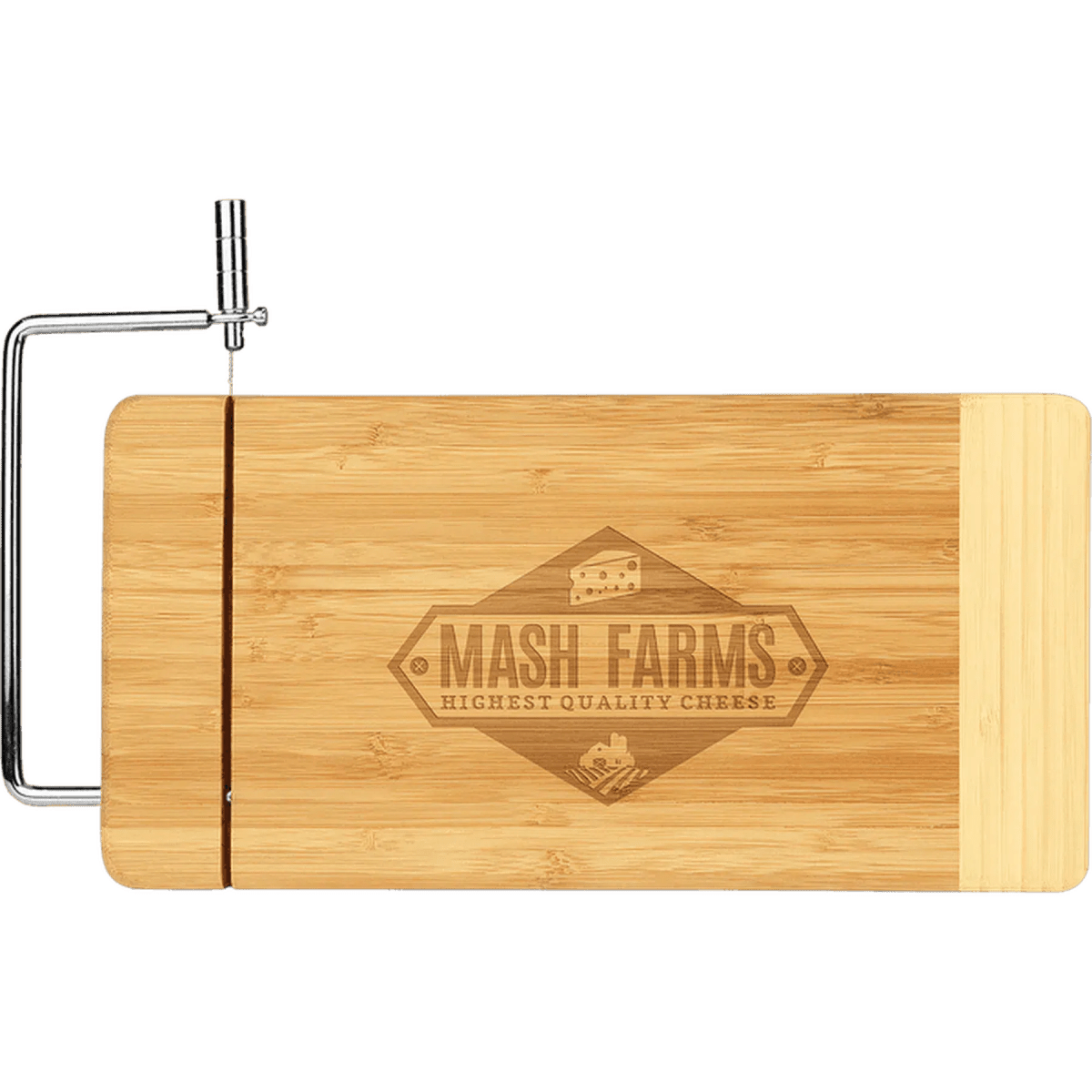 Personalized Bamboo Cheese Cutting Board - 