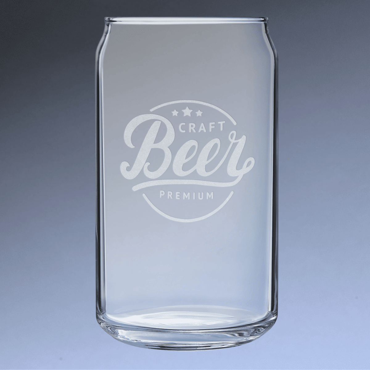 Personalized Beer Can Glass – Engraved Polar Camel Drinkware - 16 oz.