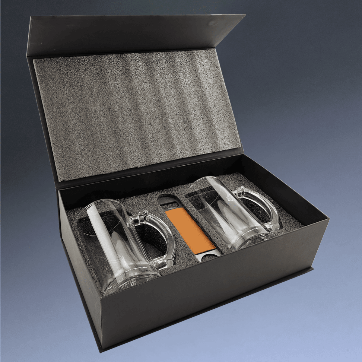 Personalized Beer Mug Gift Set with Custom Engraving - 