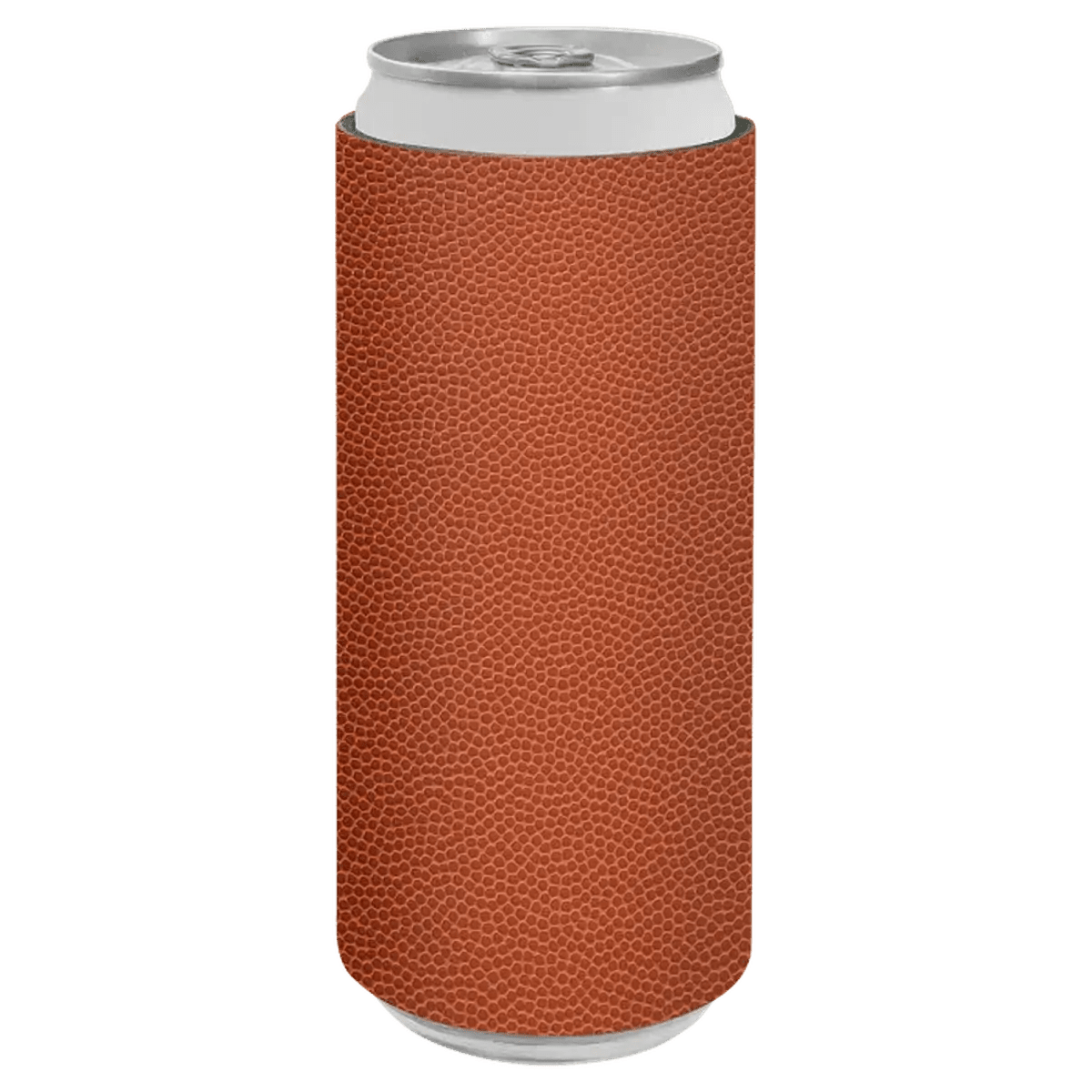Personalized Beverage Holder for Slim Cans and Bottles - Basketball