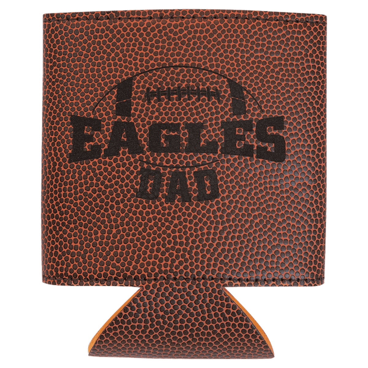 Personalized Beverage Holders – Leatherette, Cork & Sport Themes - Football