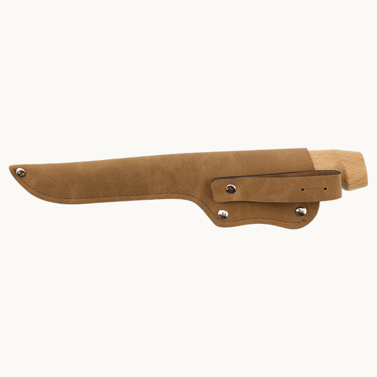 Personalized Bison River Fillet Knife with Leather Sheath - 7" Blade (Overall Size: 11 3/4" x 1 1/4")