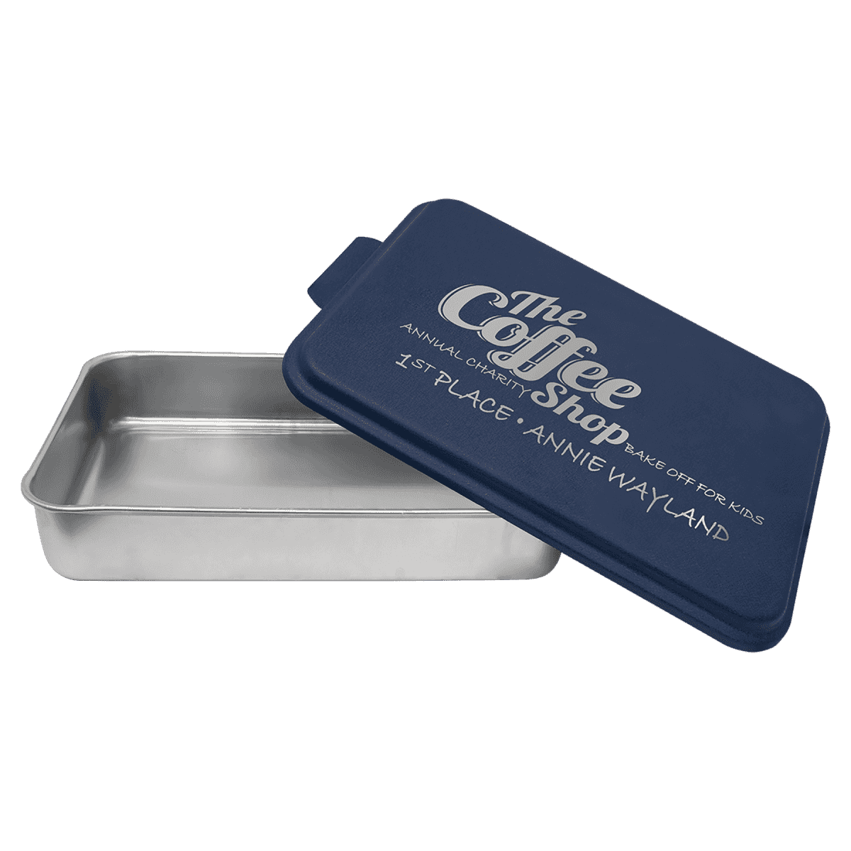 Personalized Cake Pans with Snap - On Lids - Cake Pan