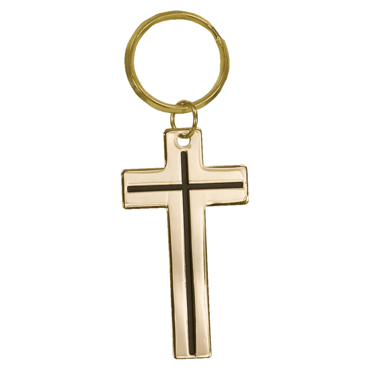 Personalized Commemorative Gold Brass Keychains - LightForce Laser Engraving, LLC