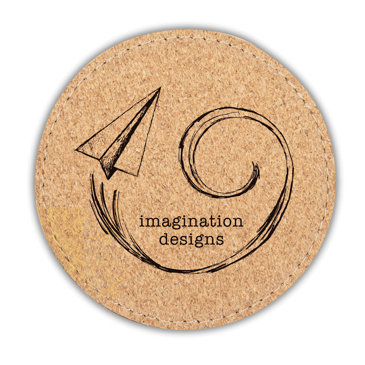 Personalized Cork Coasters and Trivets - Double Stitched Padded Coaster