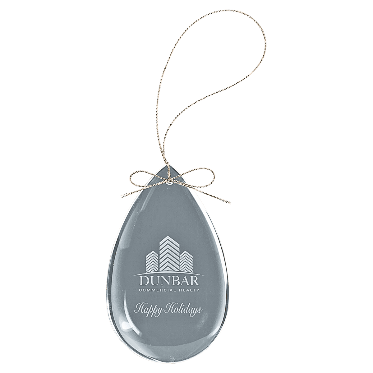 Personalized Crystal Ornaments with Ribbon and Gift Box - Star