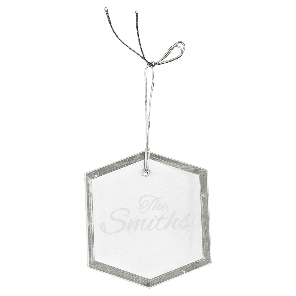 Personalized Crystal Ornaments with Ribbon and Gift Box - Star