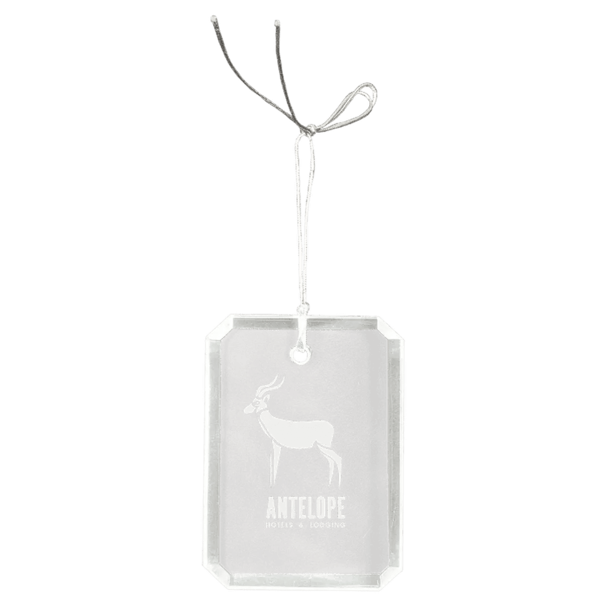 Personalized Crystal Ornaments with Ribbon and Gift Box - Star
