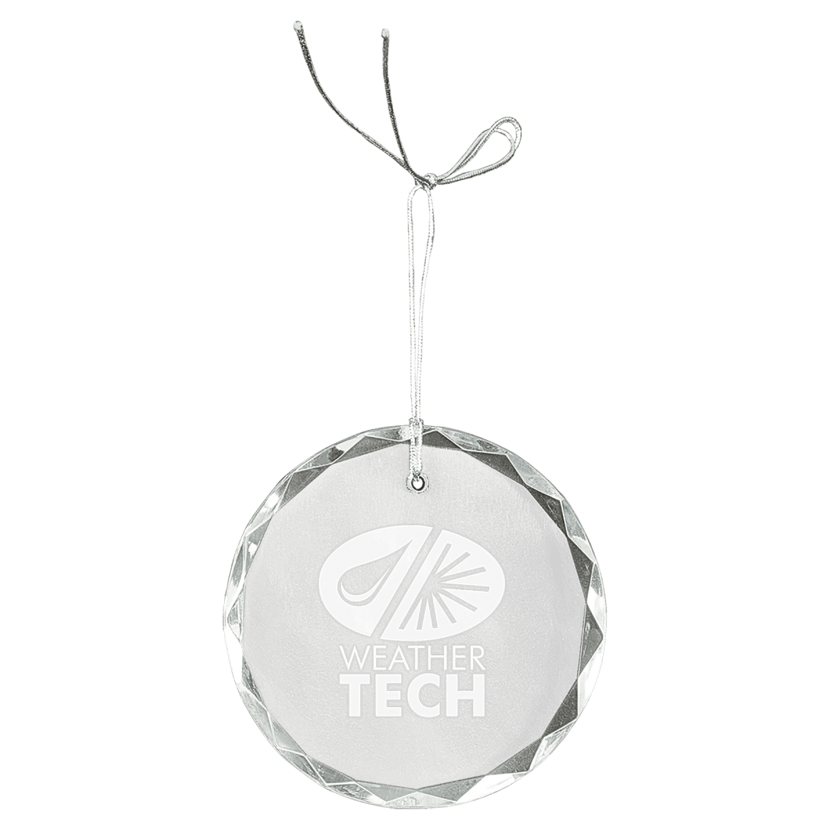 Personalized Crystal Ornaments with Ribbon and Gift Box - Star