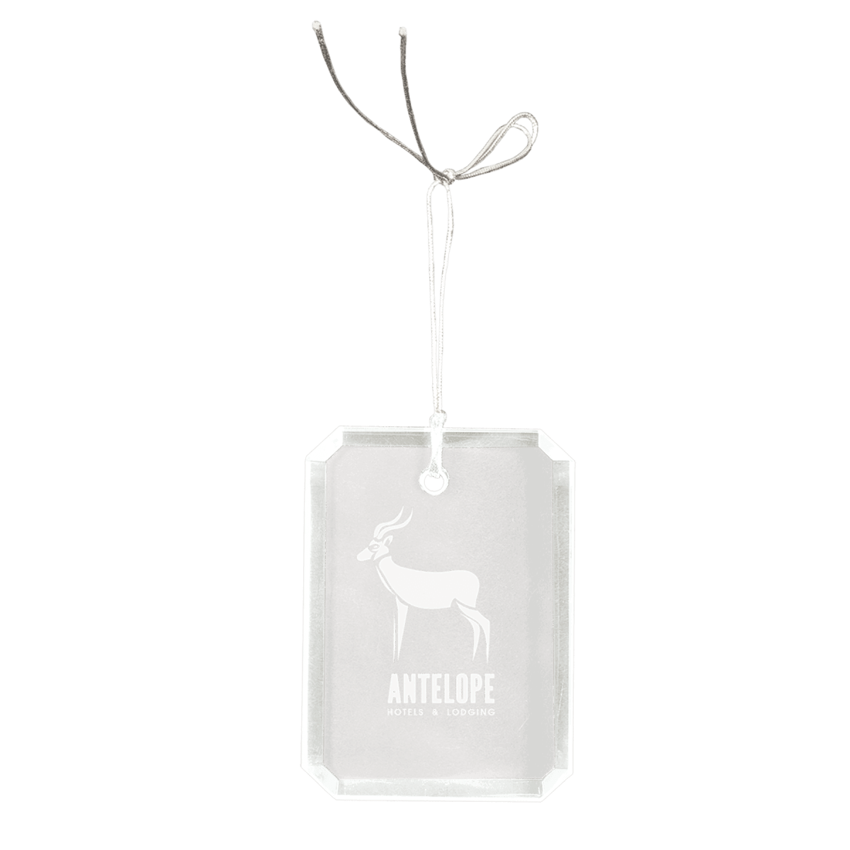 Personalized Crystal Ornaments with Ribbon and Gift Box - Star
