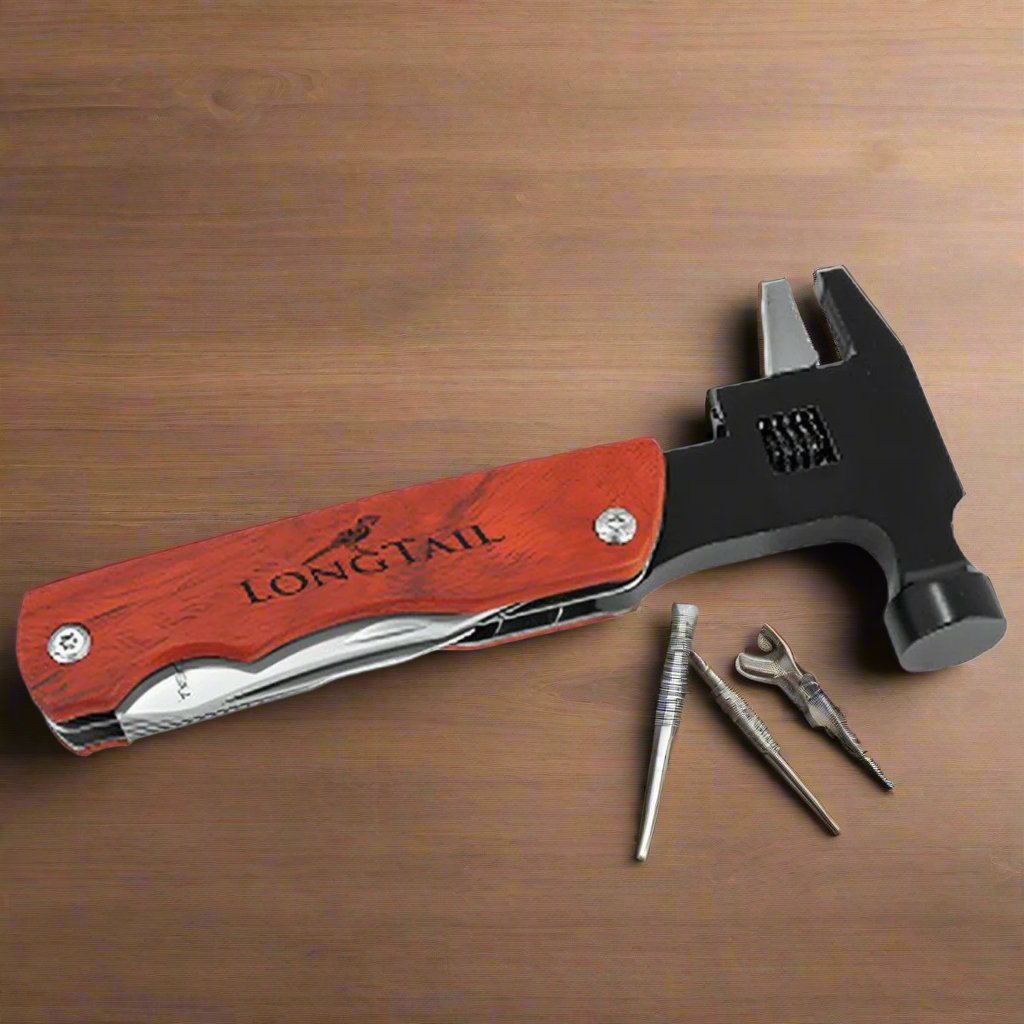 Personalized Multi - Tool Hammer Set with Bag - 6 3/4" (L) x 3 3/8" (H) x 7/8" (W)