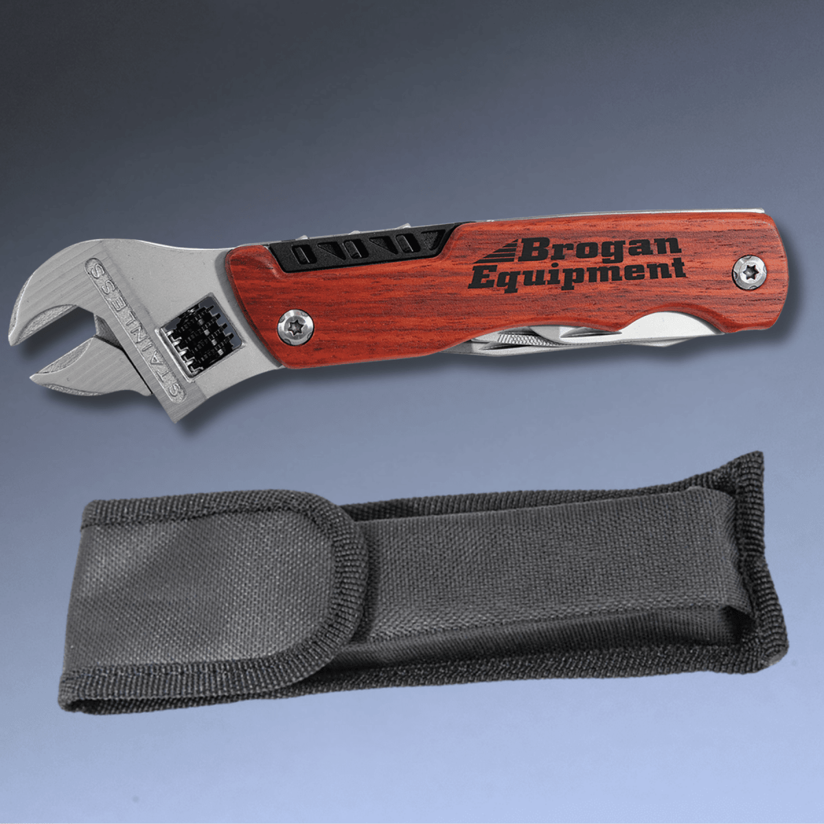Personalized Multi - Tool Wrench Set with Carry Pouch - 6 1/2" (L) x 1 11/16" (H) x 7/8" (W)