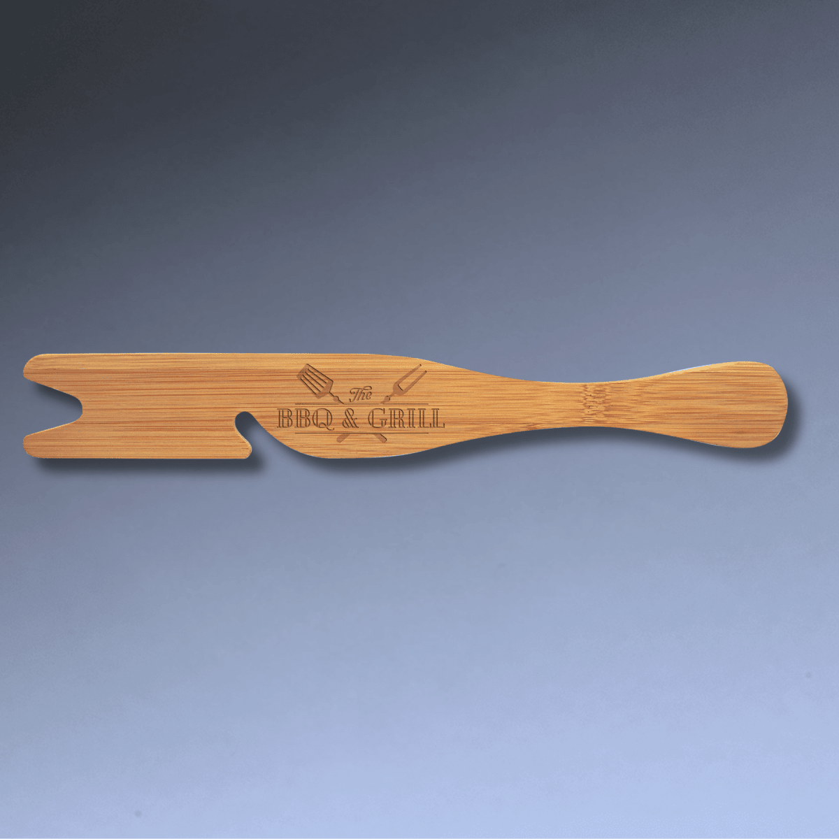 Personalized Oven Rack Tool - Bamboo Gifts for Chefs and Restaurants - 12" x 1 1/2"