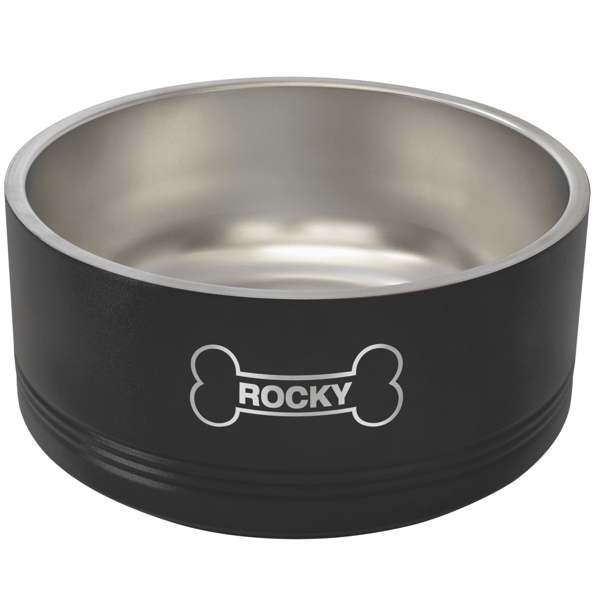Personalized Pet Bowls - Heavy Duty Engraved Bowls for Dogs and Cats - 64 oz.