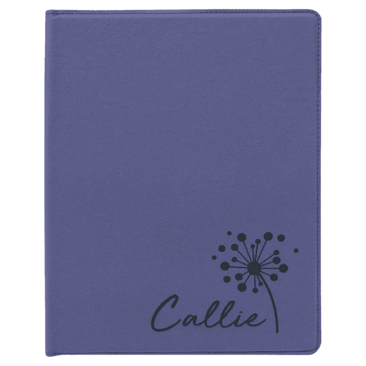 Personalized Portfolios with Zipper and Notepad - Purple