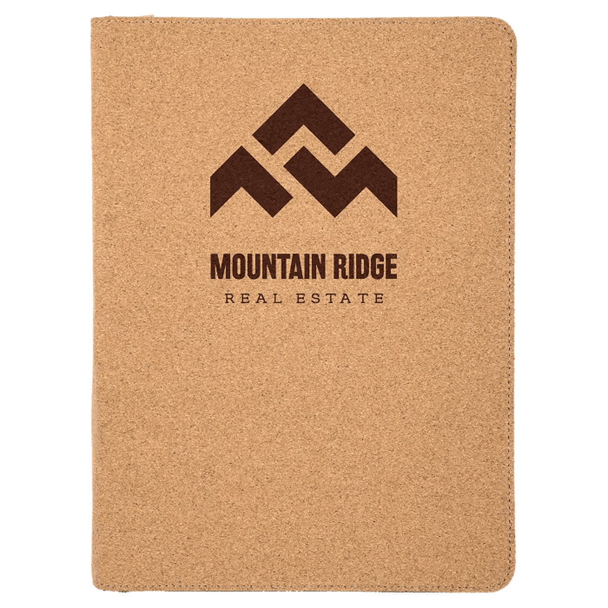 Personalized Portfolios with Zipper and Notepad - Cork