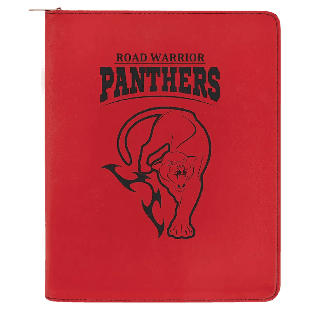 Personalized Portfolios with Zipper and Notepad - Red