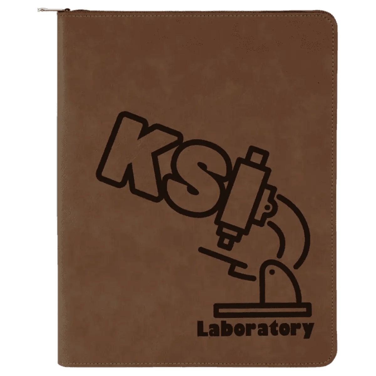 Personalized Portfolios with Zipper and Notepad - Pink