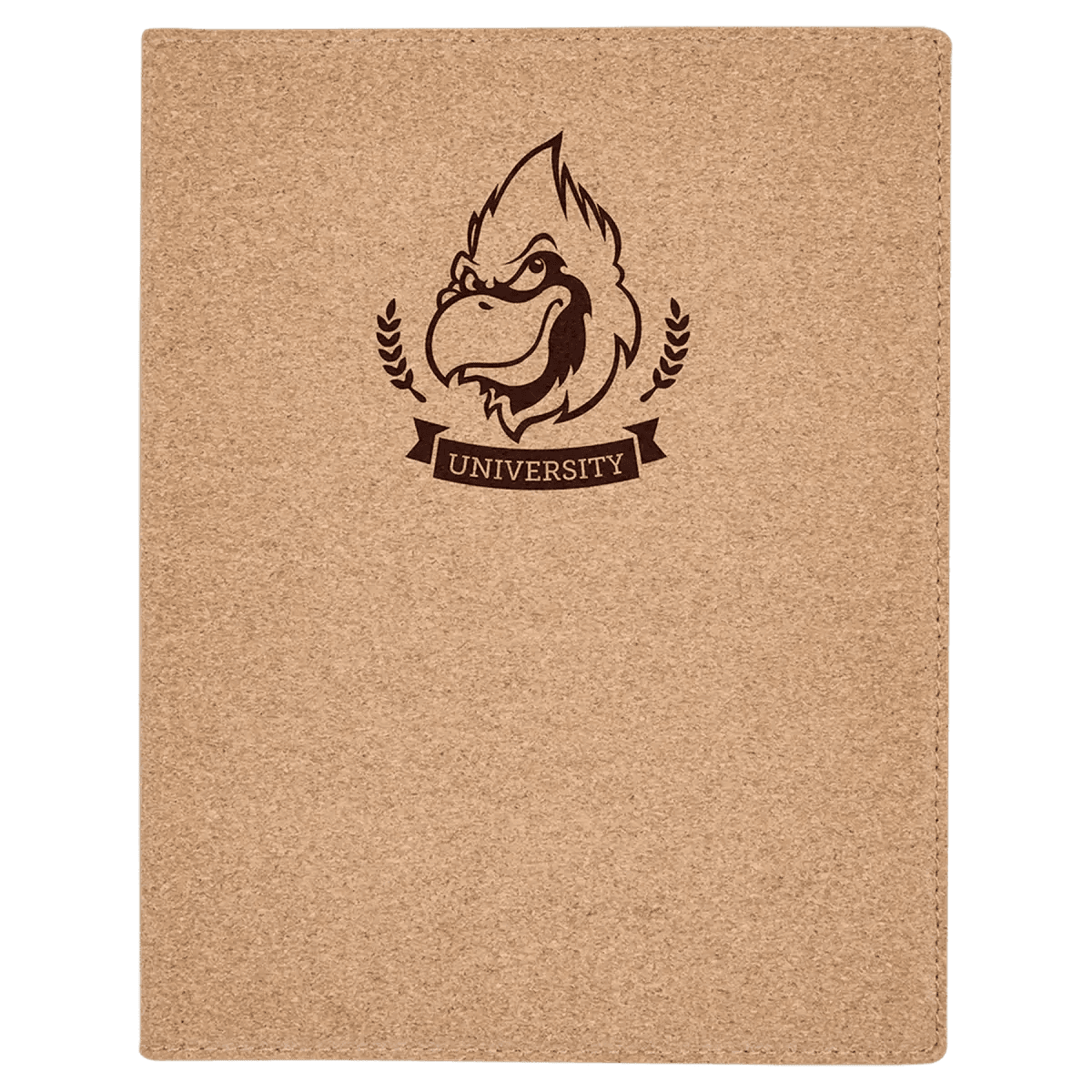 Personalized Portfolios with Zipper and Notepad - Cork