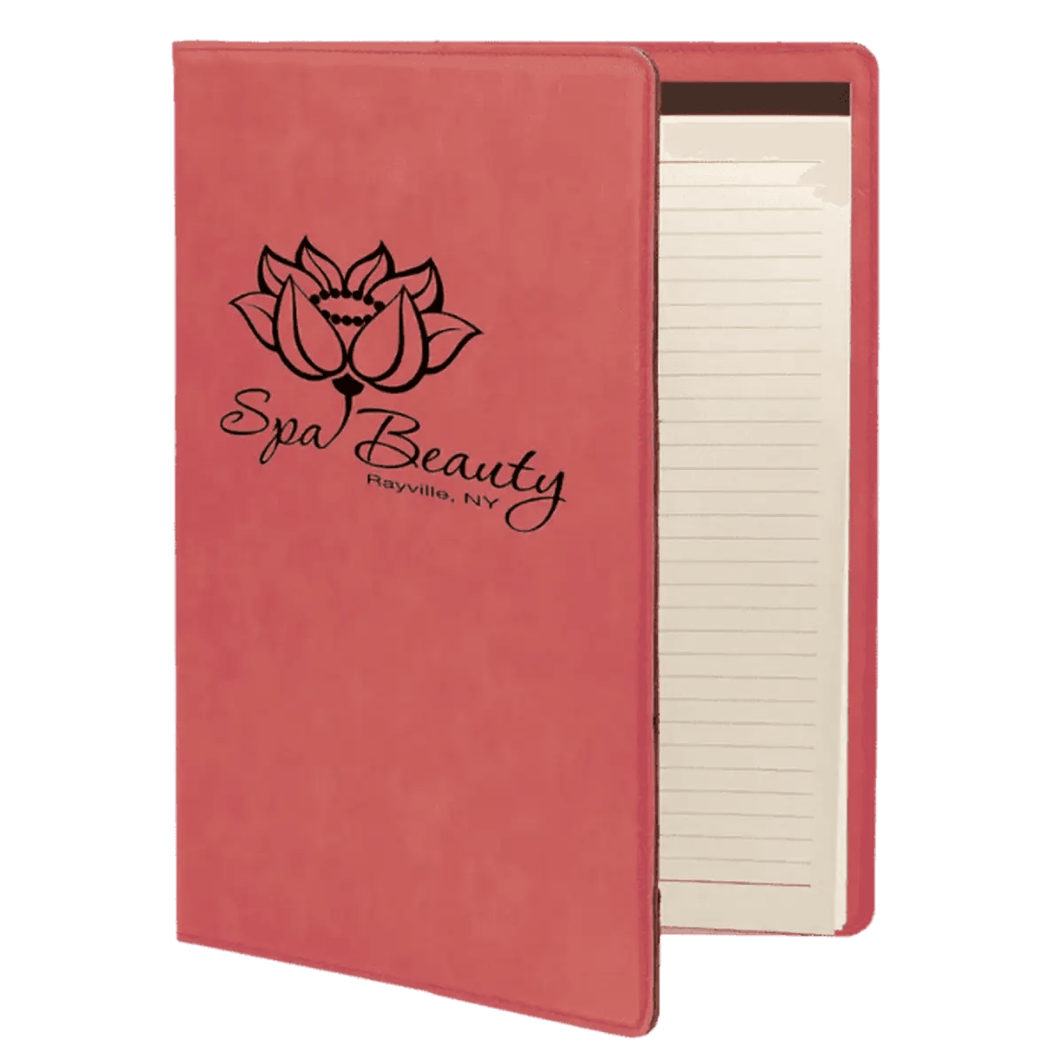 Personalized Portfolios with Zipper and Notepad - Rawhide