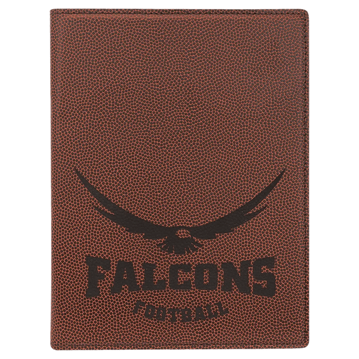 Personalized Portfolios with Zipper and Notepad - Dark Brown