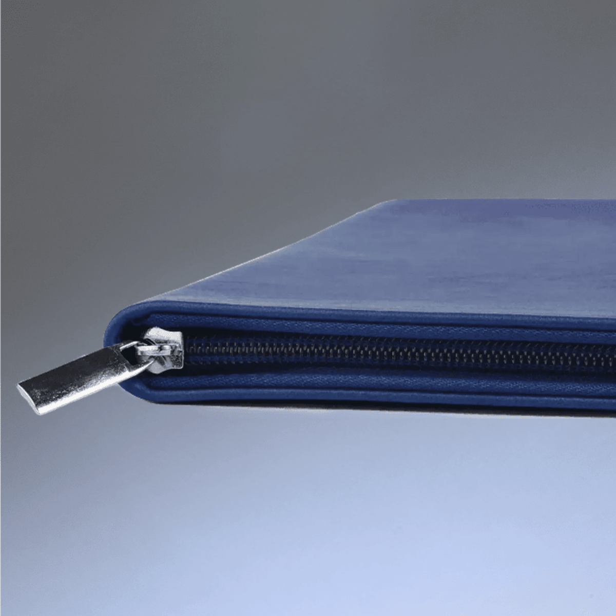 Personalized Portfolios with Zipper and Notepad - Blue/Black