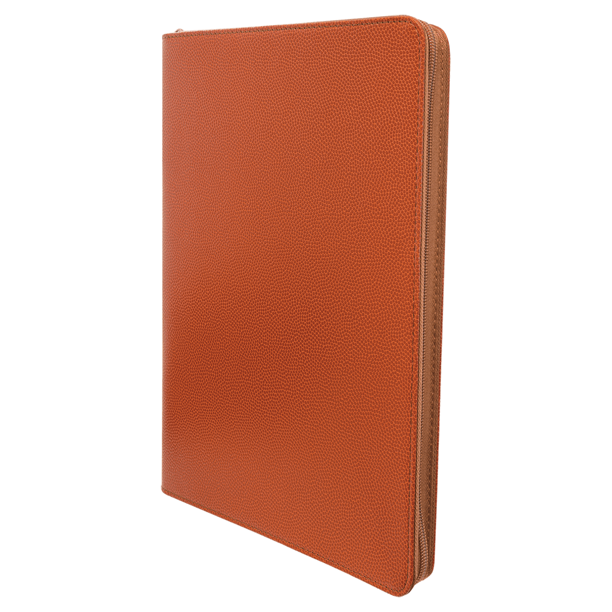 Personalized Portfolios with Zipper and Notepad - Black/Gold