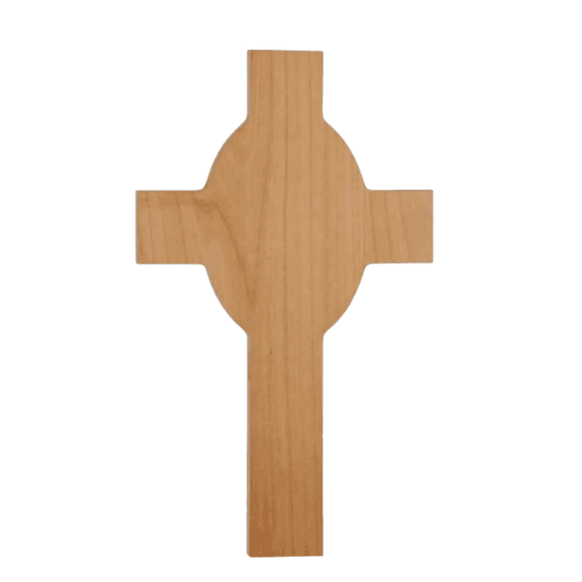 Personalized Red Alder Wood Cross - LightForce Laser Engraving, LLC