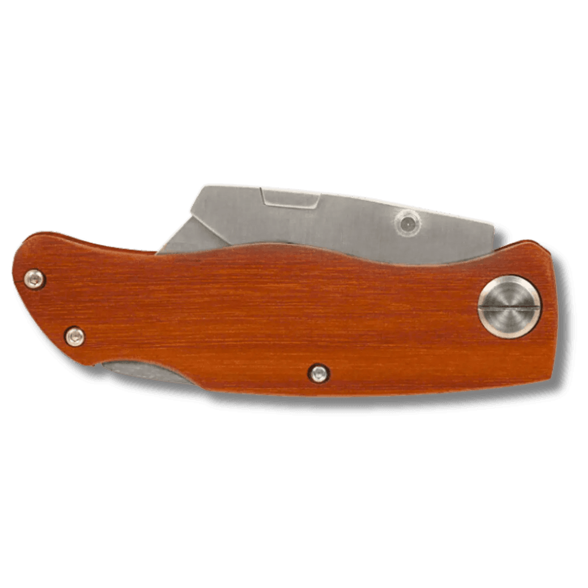 Personalized Rosewood Handle Utility Knife with Custom Engraving - Wood