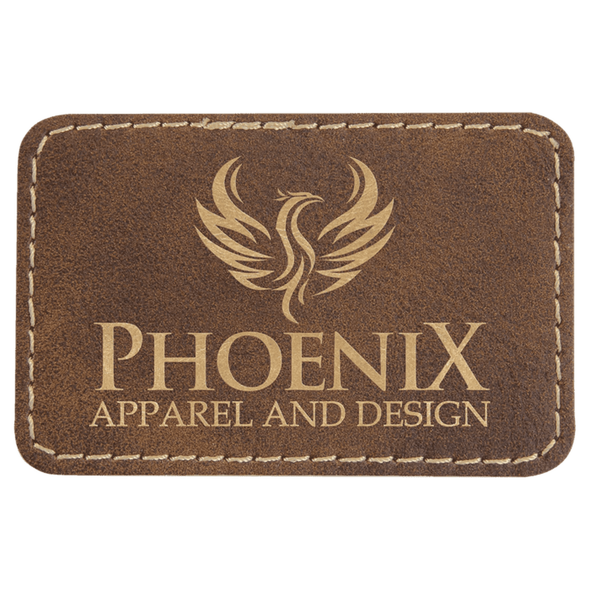 Personalized Self - Adhesive Patches - Heat Transfer - Rustic/Gold