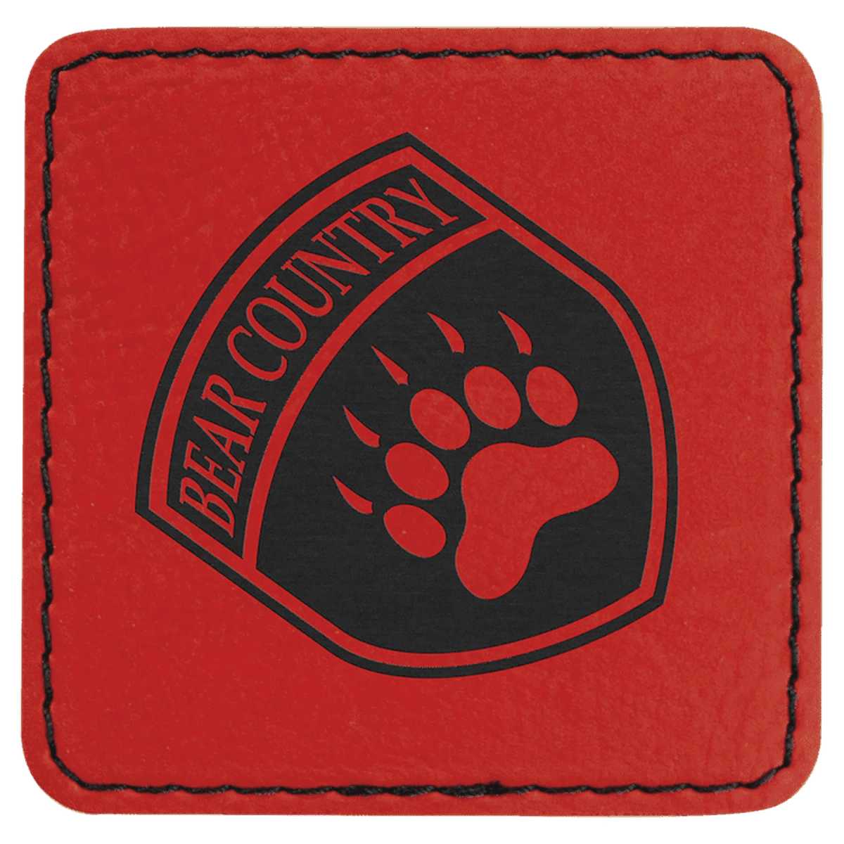 Personalized Self - Adhesive Patches - Heat Transfer - Red