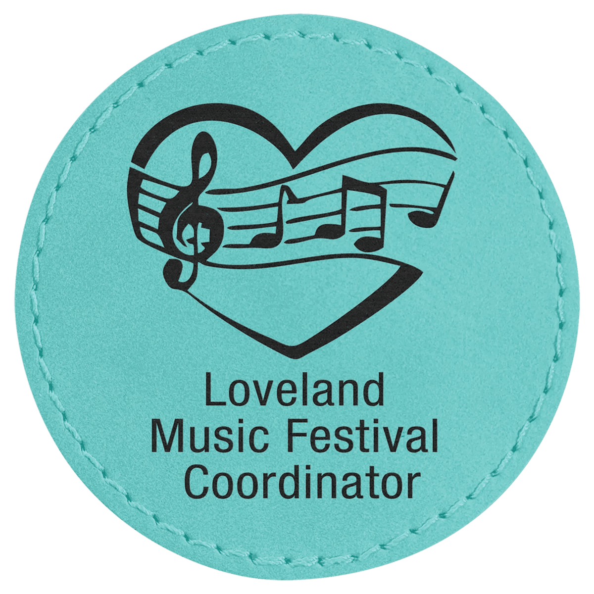Personalized Self - Adhesive Patches - Heat Transfer - Teal
