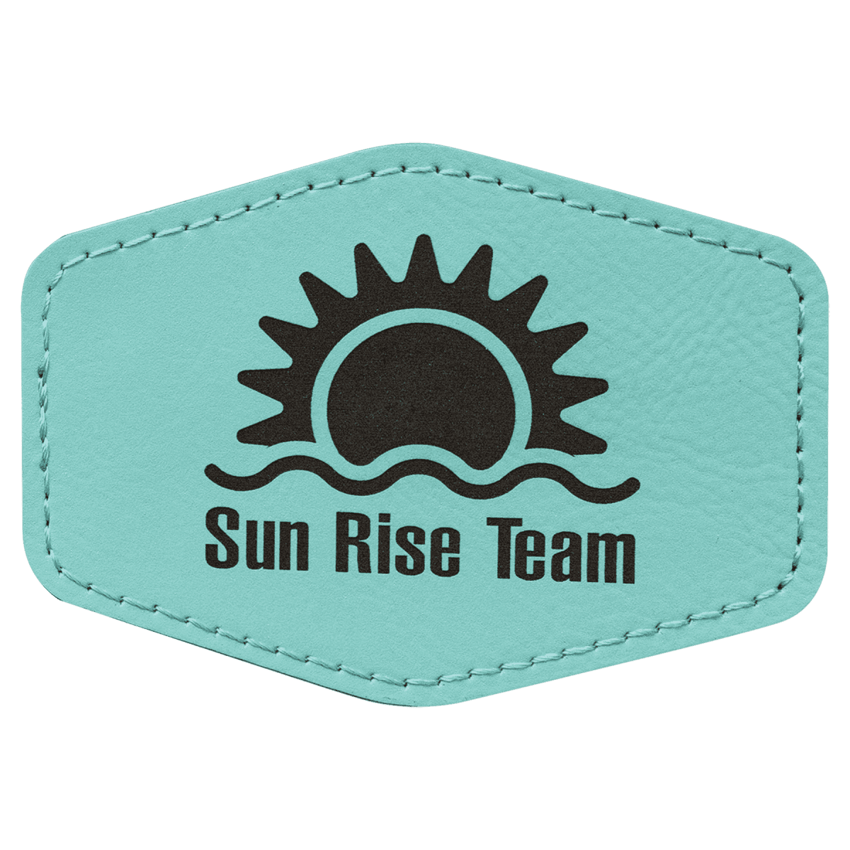 Personalized Self - Adhesive Patches - Heat Transfer - Teal