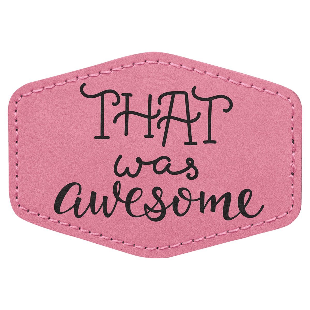 Personalized Self - Adhesive Patches - Heat Transfer - Pink