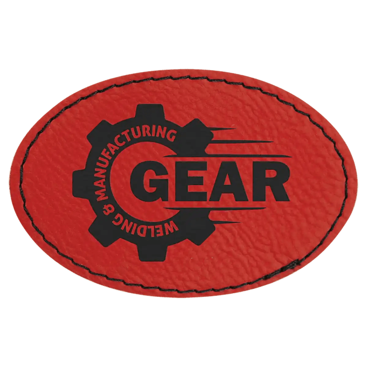 Personalized Self - Adhesive Patches - Heat Transfer - Red